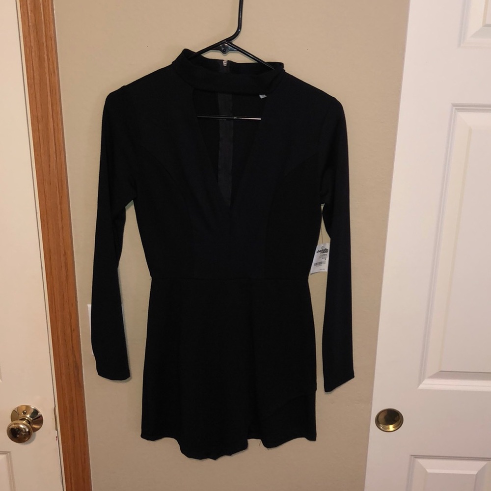 Dressy Black Romper